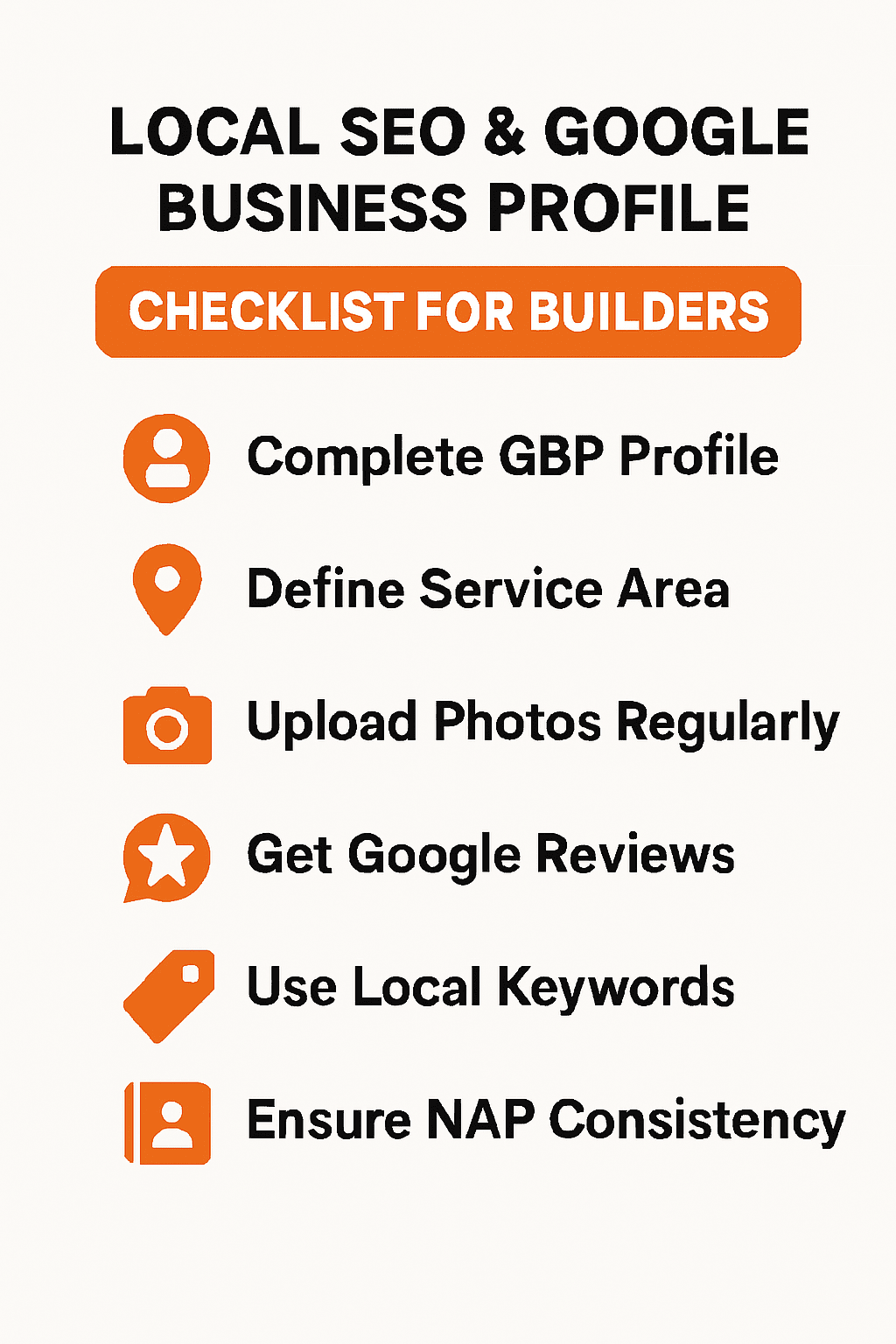 Local SEO & Google Business Profile Infographic